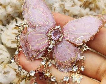 Butterfly hairpins, bridal hairpins, wedding hair accessories, handmade jewelry, fairy hair accessories, gifts for her