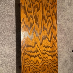 Vintage Solid Oak Coffee Table with Striking Wood Grain | Rustic Charm | 40.5” x 19.5”