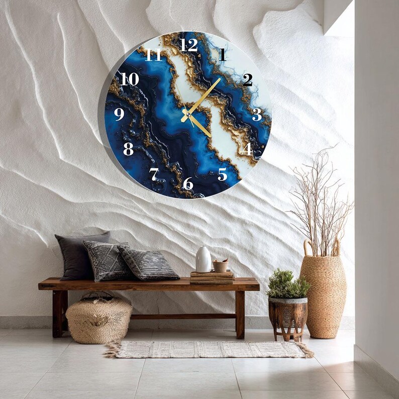 Oversized Wall Clock
Abstract Wall Clock
Glass Wall Clock
Blue Wall Clock
Gold Wall Clock
Modern Wall Clock
Glass Wall Art
Home Decor
New Home Gift
Kitchen Wall Clock
Living Room Decor
Large Wall Clock
Housewarming Gift