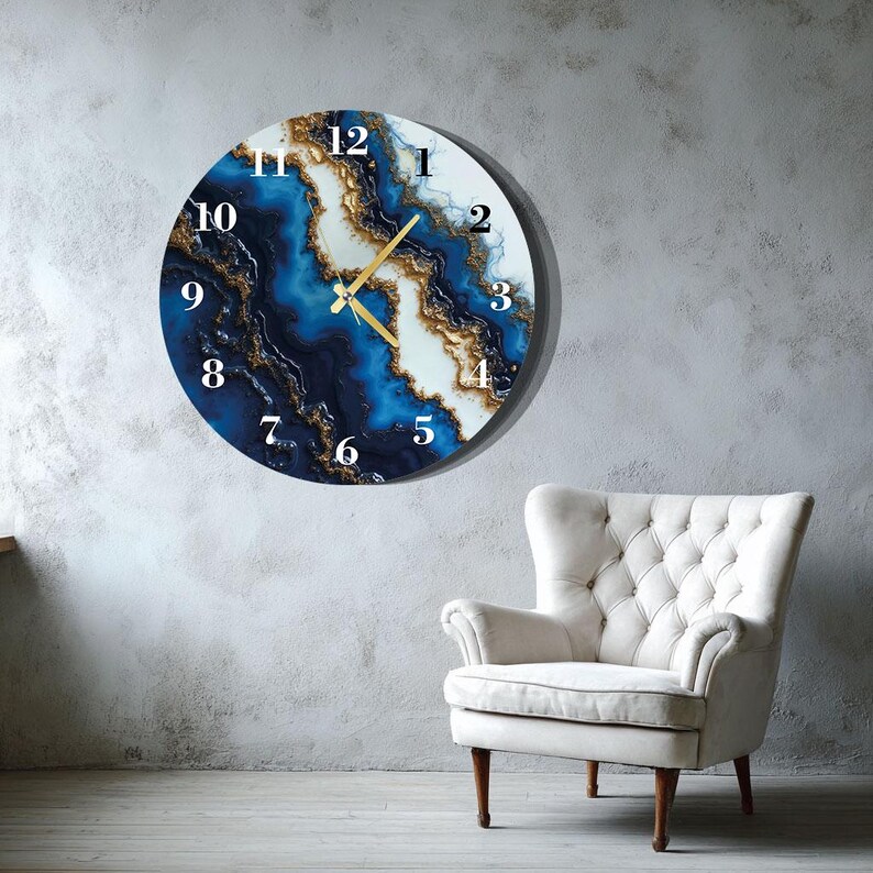 Oversized Wall Clock
Abstract Wall Clock
Glass Wall Clock
Blue Wall Clock
Gold Wall Clock
Modern Wall Clock
Glass Wall Art
Home Decor
New Home Gift
Kitchen Wall Clock
Living Room Decor
Large Wall Clock
Housewarming Gift