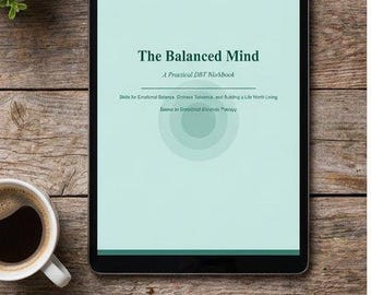 DBT-arbetsbok i PDF-format och interaktiv app – Journal för emotionell reglering