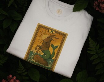 Capricorn Zodiac T-Shirt, Astrology Tee, Comfortable Unisex Shirt, Gift for Capricorn, Horoscope Apparel, Birthday Celebration, Tarot Tee