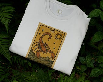 Scorpio Zodiac T-Shirt, Astrology Tee, Comfortable Unisex Shirt, Gift for Scorpio, Horoscope Apparel, Birthday Celebration, Tarot Tee