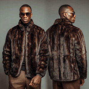 Brown Mink Coat - Etsy