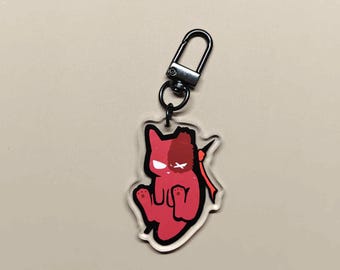 Artificer Slugcat Keychain – 2" Rain World Acrylic Accessory