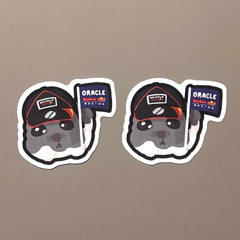 F1 Sticker 3-pack: Hamster Meme Vinyl Decal, Waterproof Vinyl - Etsy
