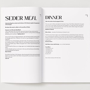 Guide PDF simple du repas du Seder de Pessah à télécharger - Prêt à imprimer