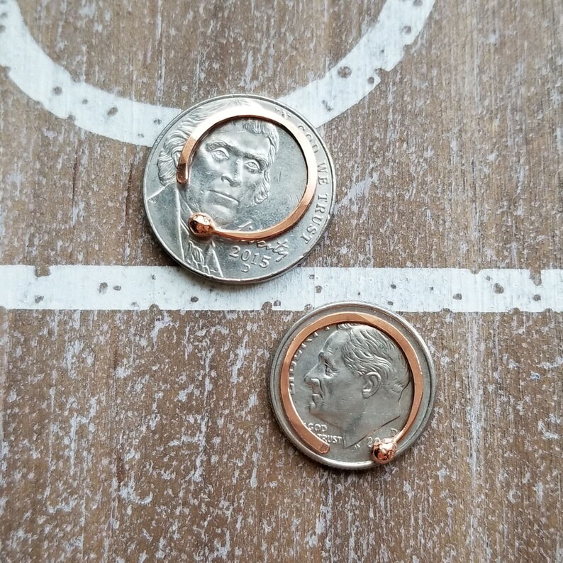 Copper Hoops Small Copper Earrings 20 Gauge Open Hoops Etsy