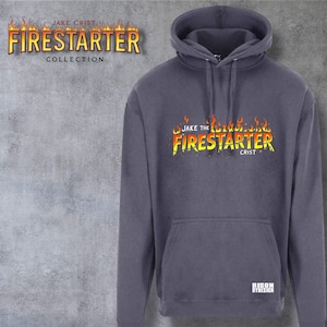 Jake Crist FIRESTARTER Hoodie: Pro Wrestler Oversized Fleece Sweatshirt