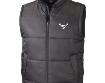 BisonByDesign Vintage Padded Bodywarmer – Men’s Winterwear, Stylish Fashion Gillet