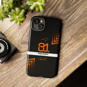 Phone Case, Oscar Piastri 81 F1 Champion, Protective Cover, Formula 1 Gift, Racing Fan Accessory, Sports Enthusiast Present