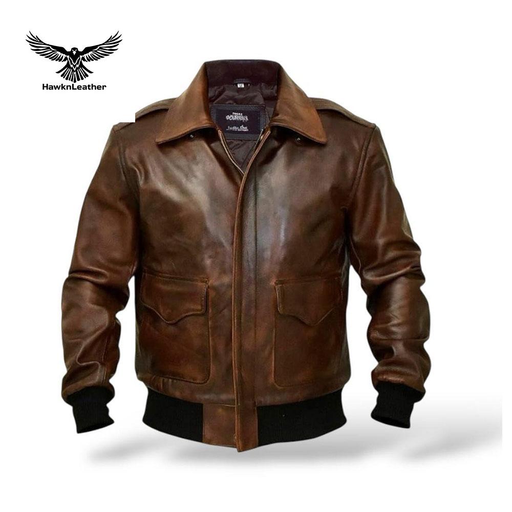 Leather tiger jacket France