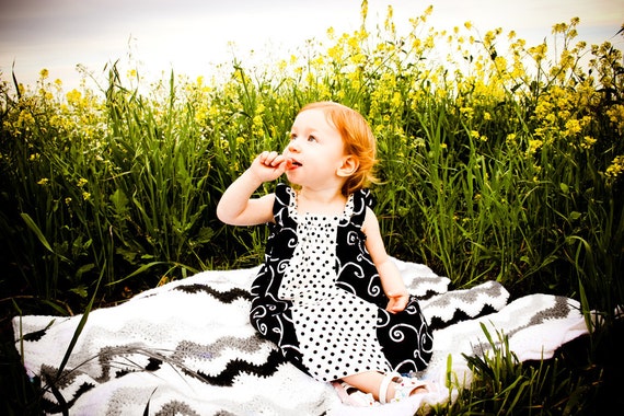 blue dress for baby girl The Black Wave Mermaid Hem Knit Midi Dress main image 1
