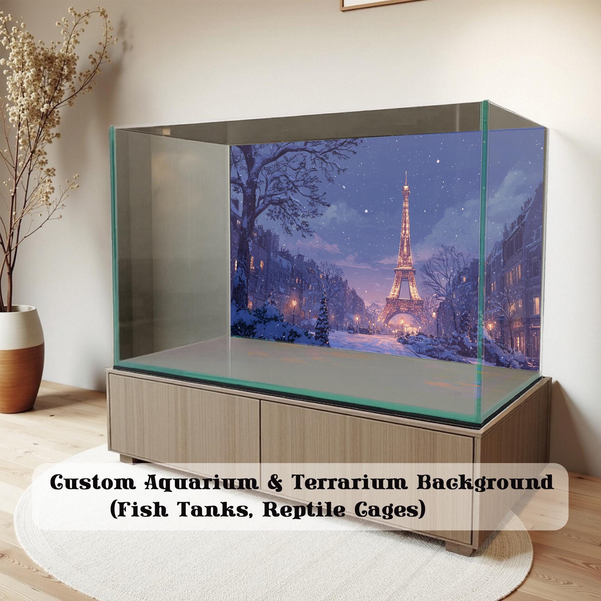 Eiffel Tower Fish Tank Decor - Etsy