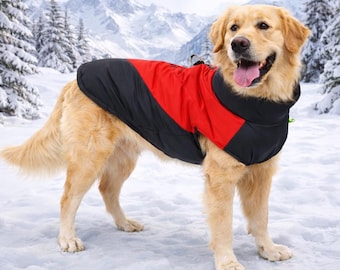 Warme winterhondenjas - verdikt en geïsoleerd jack,dikke warme waterdichte hondenjas