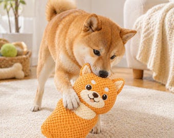 Piepend pluche hondenspeelgoed, schattig kauwbestendig speelgoed voor kleine honden en katten, zacht huisdierspeeltje, cadeau voor puppy's