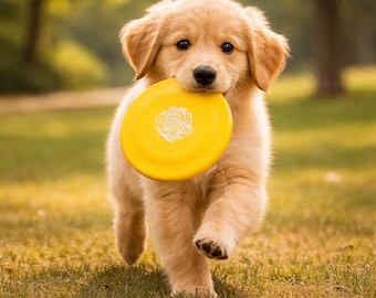 Dog Training Flying Disc | Soft Pet Frisbee for Outdoor Fetch |  Small Dog Exercise Toy | Water & Treat Bowl Disc