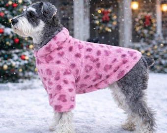 Winter Fleece Dog Jacket | Thick Plush Coat for Small Dogs | Warm & Cozy Pet Apparel
