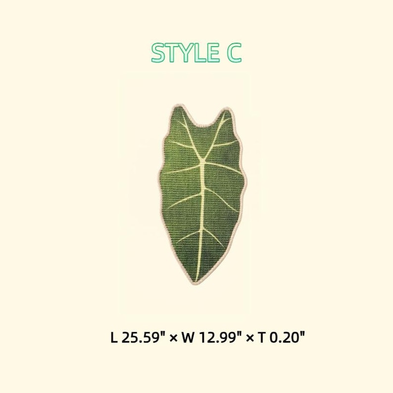 Tropical Alocasia Cat Scratcher – Durable, Non-Shedding Sisal Toy for Cats – Available in Three Unique Styles! Style C