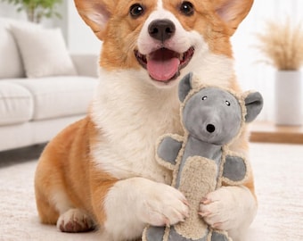 Interactief pluche piepspeeltje voor hond en kat – Leuke kinderziektes