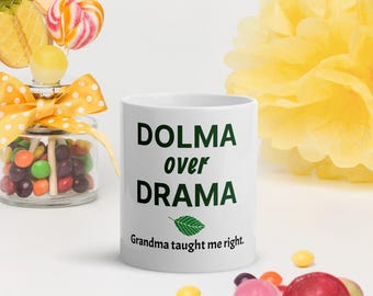 Armenian Mug, Grandma Taught Me Right Coffee Cup - Armenian Gift
