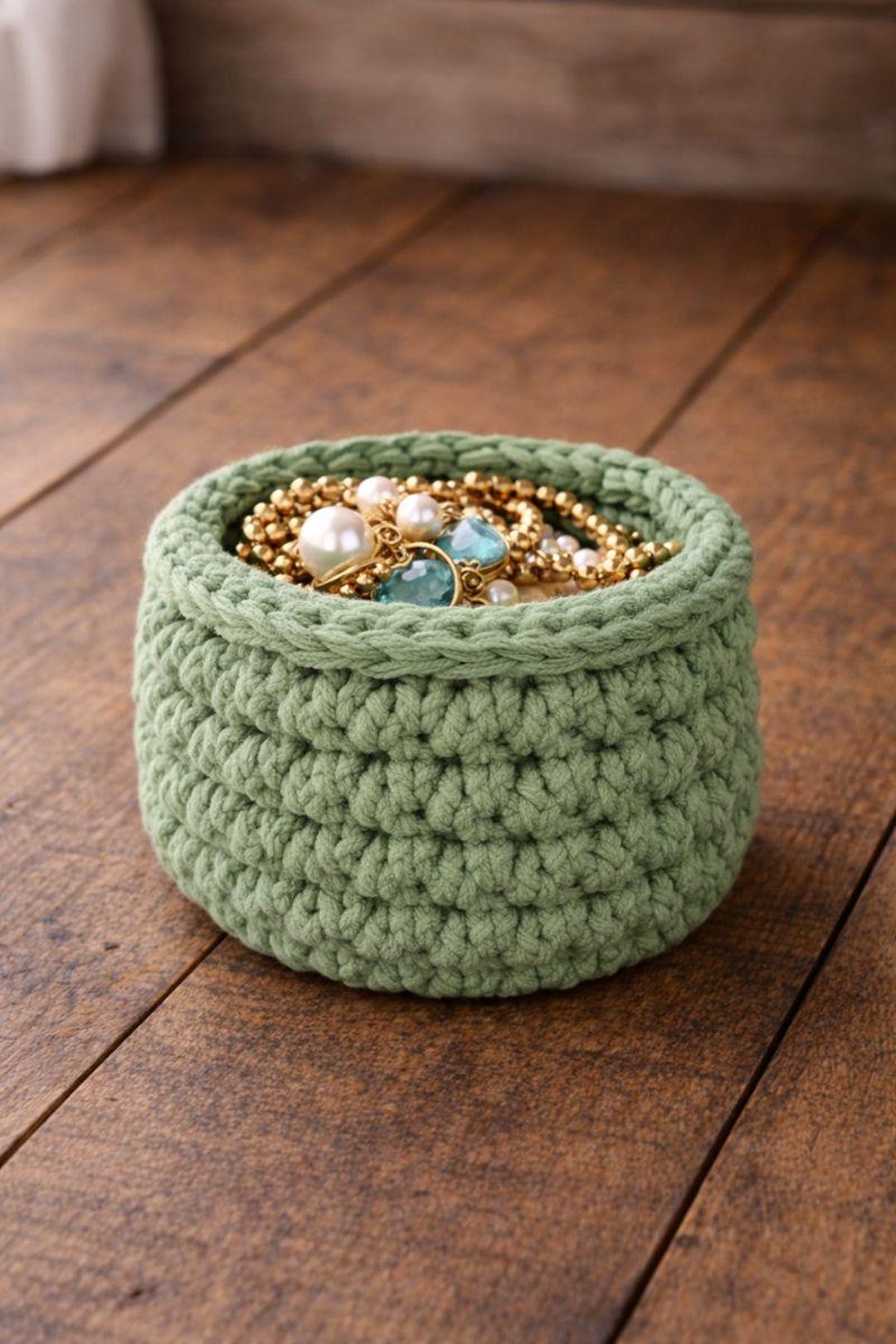 Crochet Storage Pattern PDF | Mini Nesting Baskets for Storage, Nursery ...