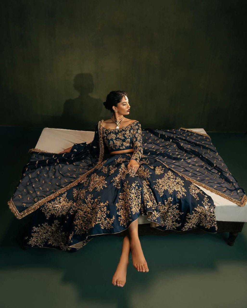green emerald velvet dress Buy afghani dresss