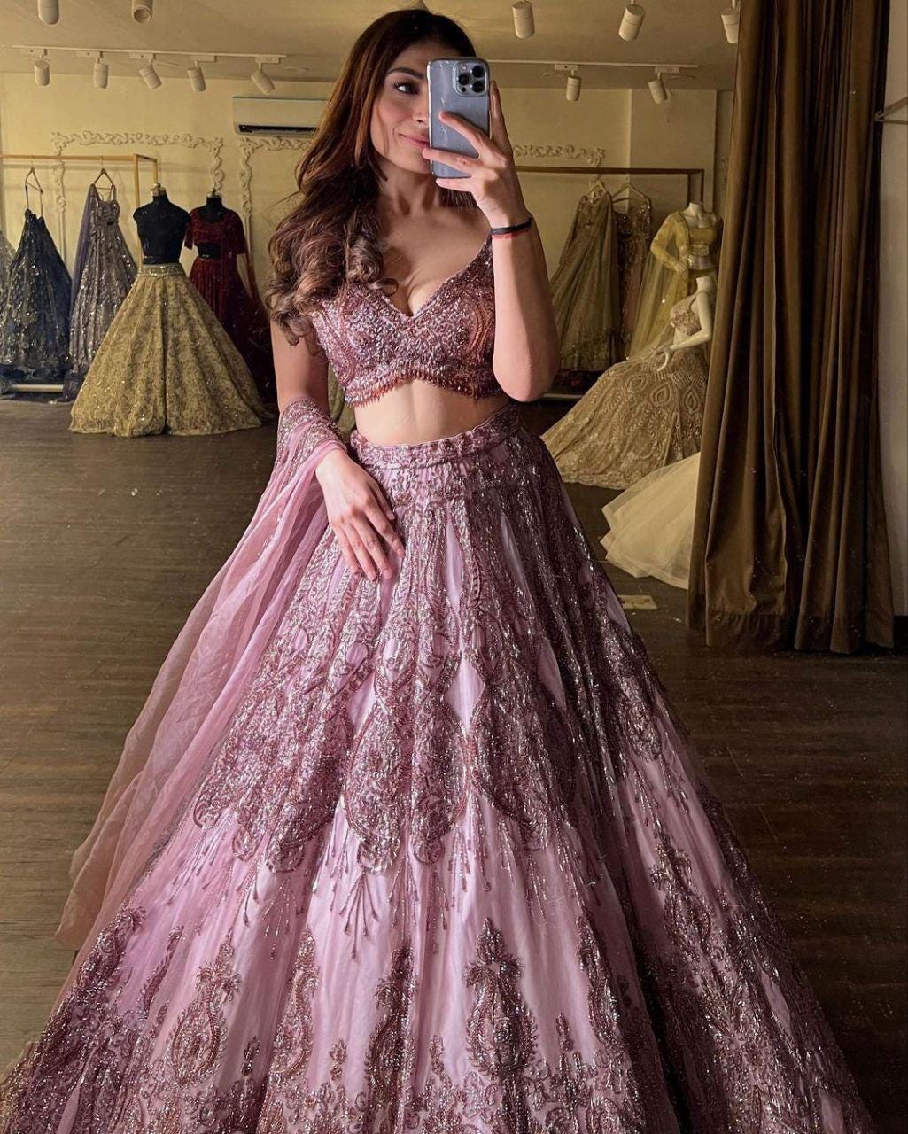slim fit dress slacks La Femme Plus-Size Long Sequin Prom Dress