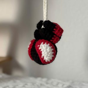 Crochet Spiderman Car Hanger: Miles Morales Plush Amigurumi