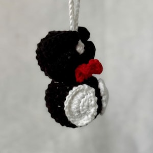 Crochet Venom Car Hanger: Alien Symbiote Plushie Car Decor