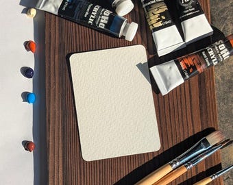 Blank Watercolor ATC ACEO Cards: Artist Trading Cards 2.5x3.5 in