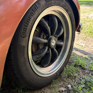 3D Printed PETG Hubcaps for VW Porsche 8 spoke 4X130 EMPI Wheels or decoration
