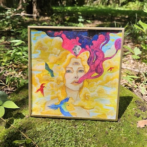 Wine Of Life-Origianl Watercolor painting