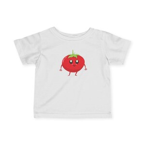 Cute Tomato Infant Tee, Baby Shirt, Toddler Outfit, Kids Gift, Baby Shower Present, Funny Toddler Top, Cute Baby Clothes