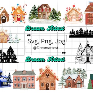 House Silhouette Vector Graphics: SVG, PNG, Clipart
