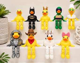 3D Printed Duck Figurine | Desk Decor, Collectible Styles