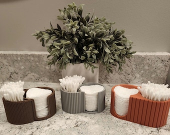 Q-tip & Cotton Round Organizer: Bathroom Storage, Cotton swab holder