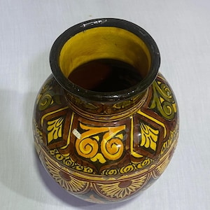 Terracotta Vase,Home Decor,Ceramic Vase, Flower Vase, Clay Art,Decorative Vase,Handmade Vase