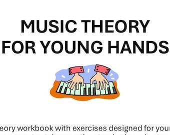 Cuaderno de ejercicios de teoría musical imprimible para niños pequeños