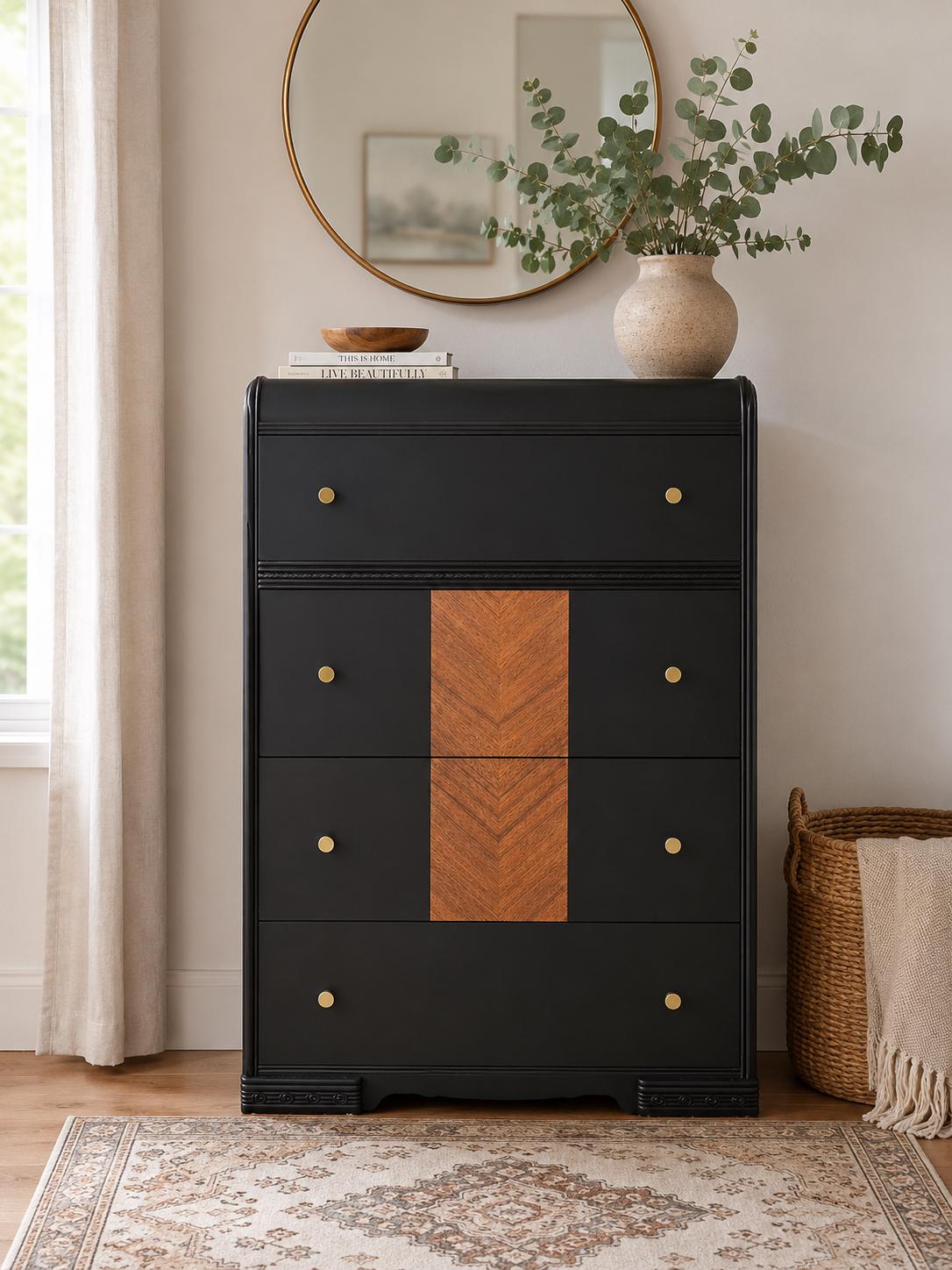 Refinished Tall Dresser - Etsy Refinished Tall Dresser - Etsy