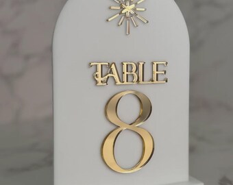 Acrylic 5" x 7" Table Numbers