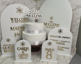 Wedding Decor Bundle - Tier 3 (8 Matching Items)