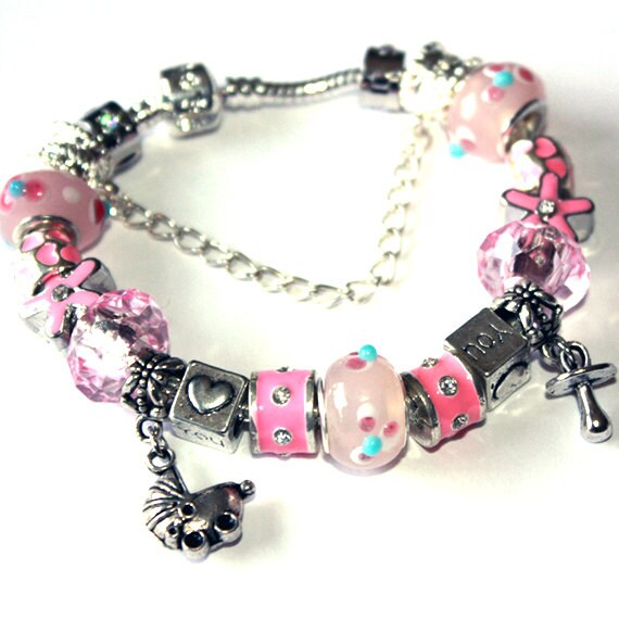 new mom charm bracelet