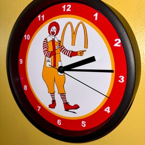 Mcdonalds Clock - Etsy
