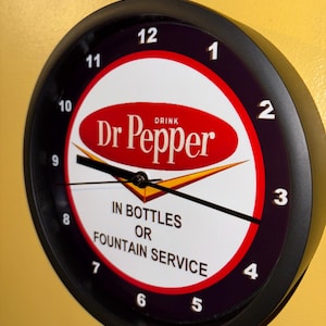 Dr.Pepper ドクターペッパー ジャンボ掛け時計 アメリカ ヴィンテージ TELECHRON テレクロン 壁掛け時計 ドクター