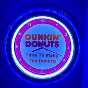 Dunkin Donuts Neon Sign - Etsy