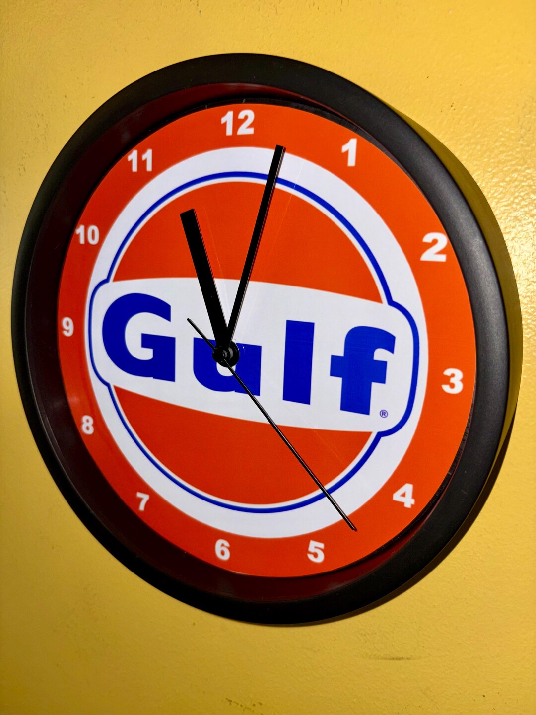 Gulf Oil Gas Service Station Garage Mechanic Man Cave Bar Advertising ...
