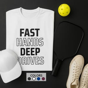 Pickleball Shirt - Unisex Moisture Wicking Pickleball TShirt, Gift