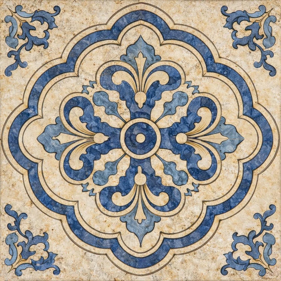 Azura™ Tile – Mediterranean Vintage, Rustic Tuscan Backsplash, Wall ...