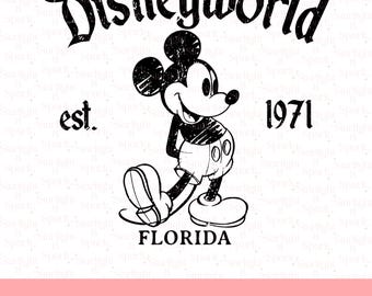 Disneyworld PNG, download digital do Mickey Mouse, viagem em família na Disney, arte de férias mágicas, download instantâneo